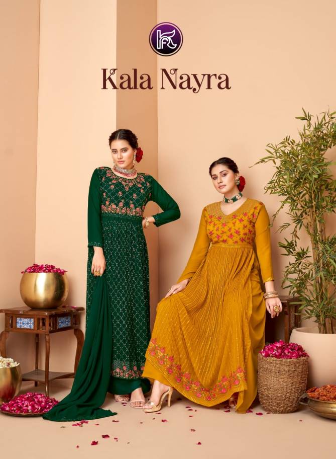 Kala Nayra 50001-50006 Georgette Wholesale Wedding Salwar Suits